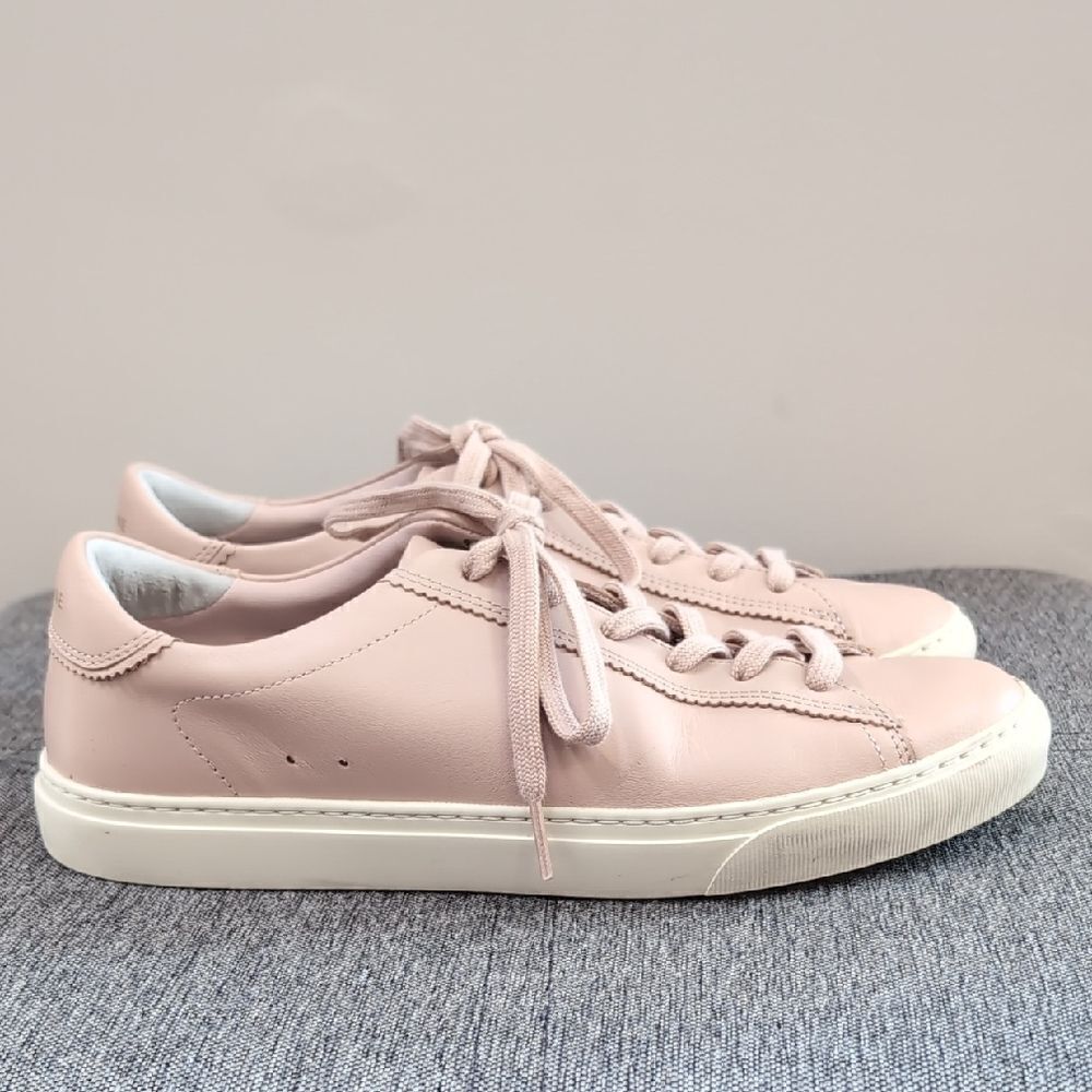 Everlane The Day Sneaker Pink Leather Sneakers Sz 8.5